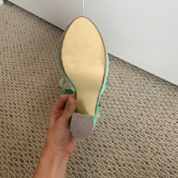 Steve Madden Jillyy Platform Heel Sandal - Mint Green - Never Worn - Picture 5 of 5